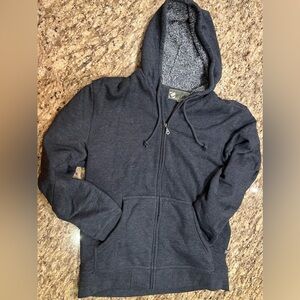 Men’s charcoal BC Clothing Co. Zip-up hoodie - M